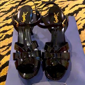 ysl shoes size 40 1/2 new good condition